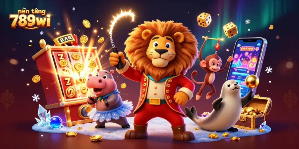 Engage with thrilling gameplay on nền tảng 789wi featuring vibrant casino elements and unique characters.